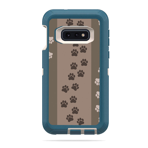 MightySkins OTDESG10E-Paw Prints Skin for Otterbox Defender Samsung Ga