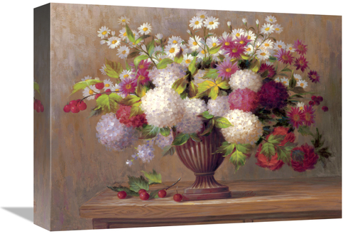 Global Gallery GCS-123922-1216-142 12 x 16 in. Angelinas Flowers I Art