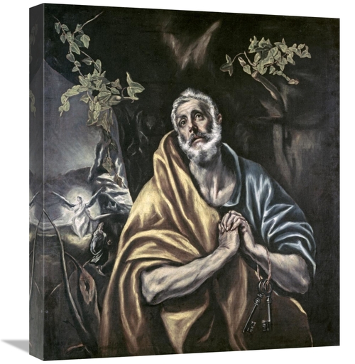 Global Gallery GCS-277480-22-142 22 in. Penitent Peter Art Print - El 