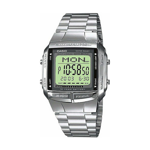 Men's Watch Casio DATABANK Silver (Ø 38 mm)