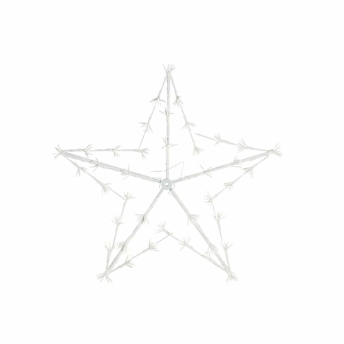 Christmas bauble DKD Home Decor White Metal Star 85 x 10 x 85 cm