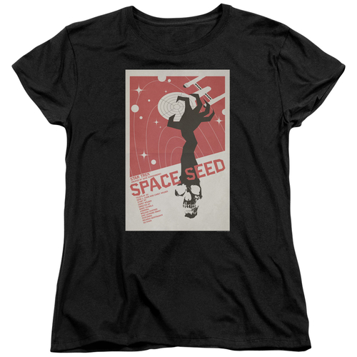 Trevco CBS1959B-WT-4 Star Trek & TOS Episode 22 Womens Short Sleeve T-