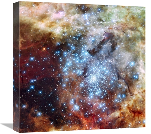 Global Gallery GCS-393598-1818-142 18 x 18 in. Merging Clusters in 30 