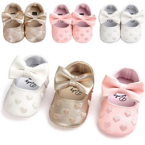 Super Cute Newborn Toddler Girl Crib Shoes Baby