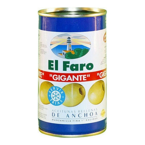 Olives El Faro Stuffed with Anchovies (350 g)