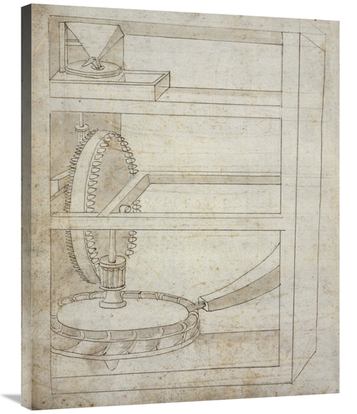 Global Gallery GCS-455005-2835-142 28 x 35 in. Folio 2 - Mill Art Prin