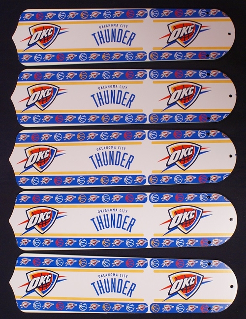 Ceiling Fan Designers 52SET-NBA-OKC 52 in. NBA Oklahma City Thunder Ba