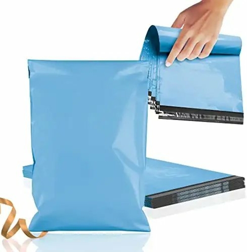 PUREVACY Poly Mailers 10 x 13. Pack of 100 Blue Plastic Envelopes 2