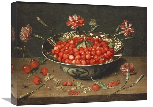 Global Gallery GCS-267498-22-142 22 in. Strawberries in a Bowl Art Pri