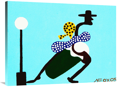 Global Gallery GCS-479182-3040-142 30 x 40 in. Bongo Dancer Art Print 