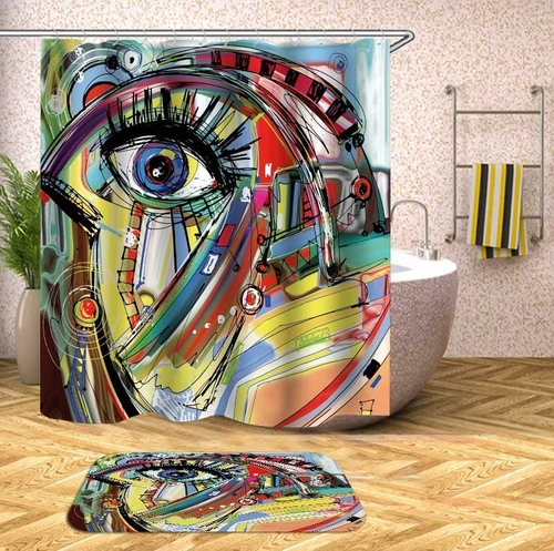 Art Painting Picasso Shower Curtain