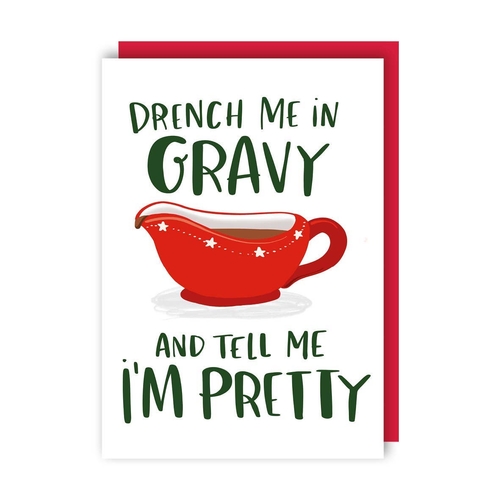 Gravy Funny Christmas Card (Yorkshire, Northern) (Pack of 6)