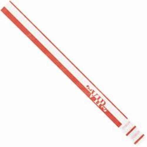 Tyvek WR106RD 0.75 x 10 in. Red VIP Wristbands - Case of 500