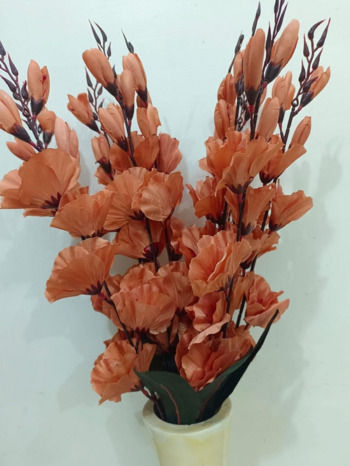 Beautiful Artificial Gladiolus Flower Sticks Bunch for Vase