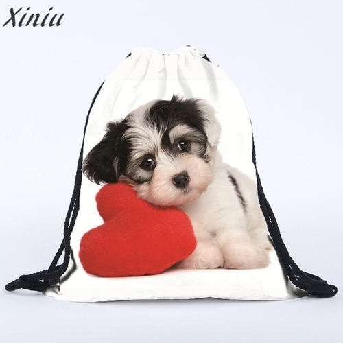 Unisex 3D Printing Bags Animal Emoji Backpacks