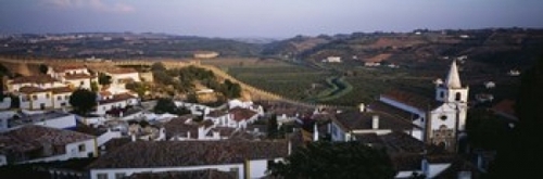 High angle view of a city  Portugal Poster Print by  - 36 x 12