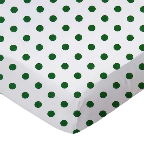 SheetWorld Fitted Crib Sheet Set - 100% Cotton Woven - Hunter Green