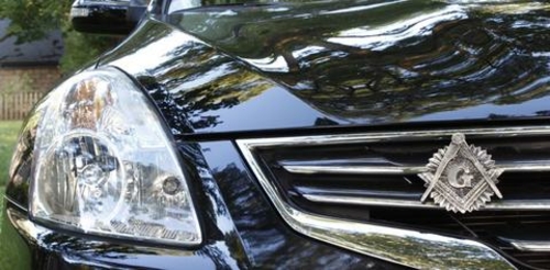 Grillie Masonic Symbol-P Masonic Symbol-Antique Pewter Ornament