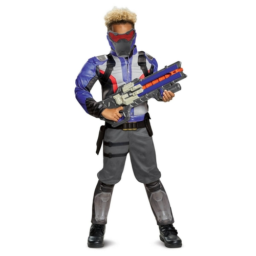 Disguise 276113 Halloween Overwatch Soldier 76 Classic Muscle Teen Cos
