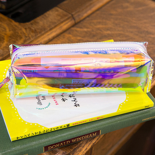 Eye-catching Laser Discoloration Pencil Case Pen