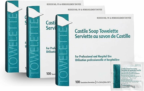 Personal Wipes. Case of 1000 Pre-moistened towelettes in Individual