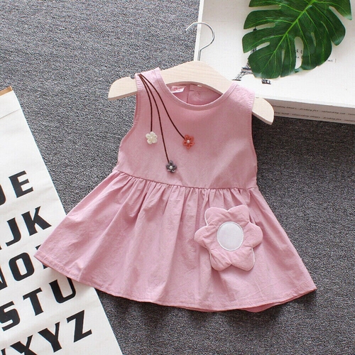 2019 Summer Baby Dress 3 24M Newborn Infant Kids