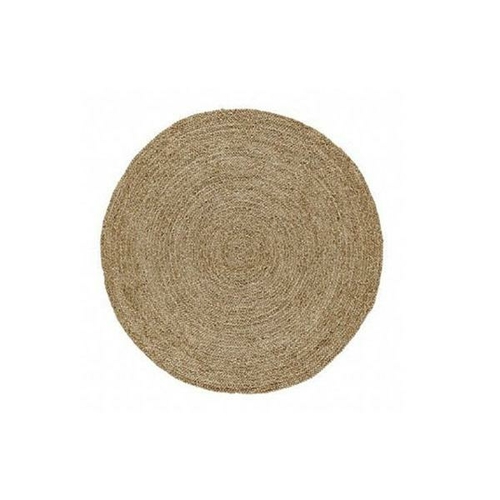 Centro Grey Jute Round Rug