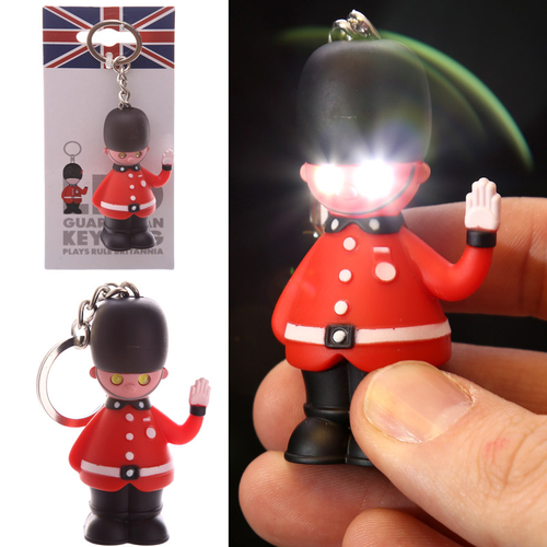 Rule Britannia Light and Sound Guardsman Keyring