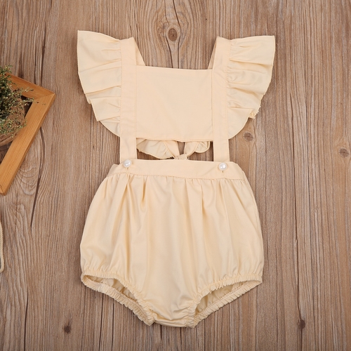 Summer Toddler Baby Girl Kid Outfit Bodysuit