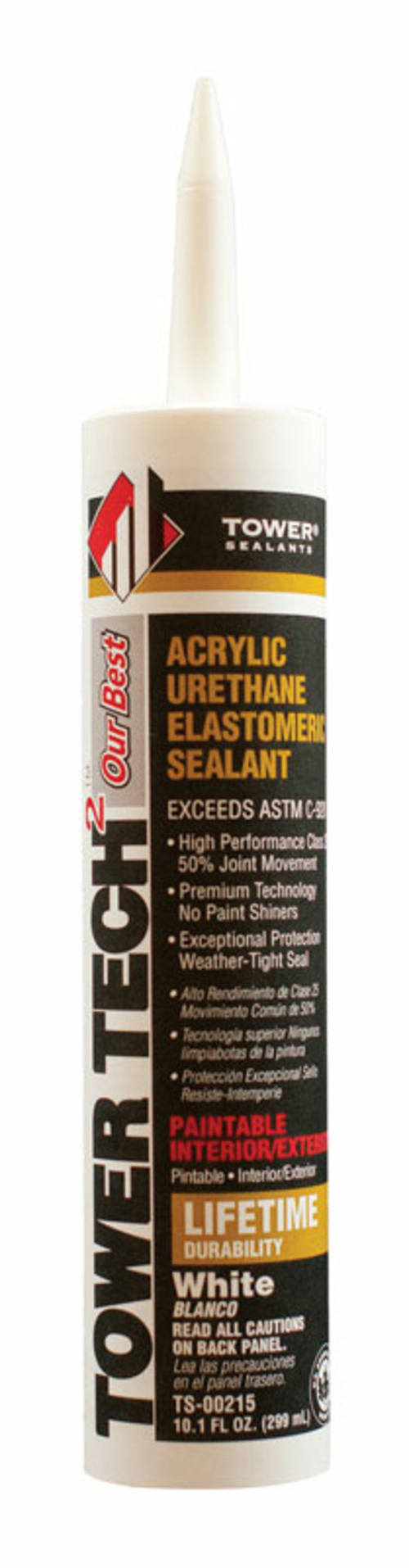 Tower Sealants 1801026 Tower Tech 2 White Acrylic Urethane Sealant&#44