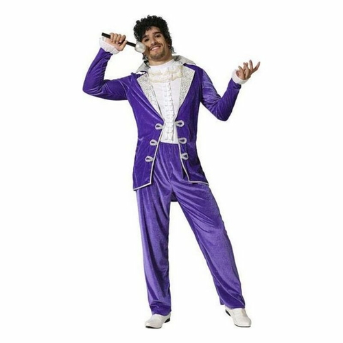 Costume for Adults Purple Rock Star