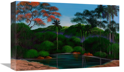 Global Gallery GCS-477323-1218-142 12 x 18 in. River Jordan Art Print 