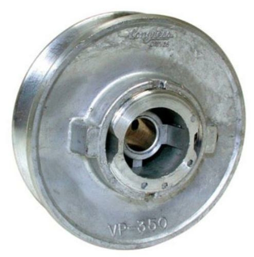 Dial Manufacturing 4303533 0.5 HP Motor Pulley, Variable Zinc