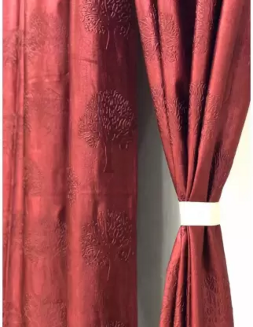 214 cm (7 ft) Polyester Room Darkening Door Curtain (Pack Of 2) 