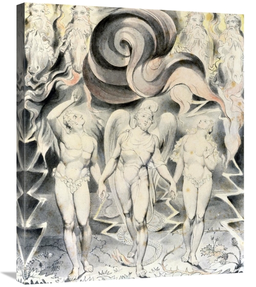 Global Gallery GCS-281725-30-142 30 in. Satan Calling Up His Legions A