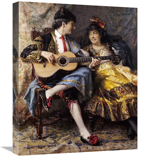 Global Gallery GCS-267808-22-142 22 in. A Spanish Singer & His Lady Ar
