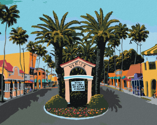 Paint by Numbers - VENICE STREET (ROBERT JOHNSON)