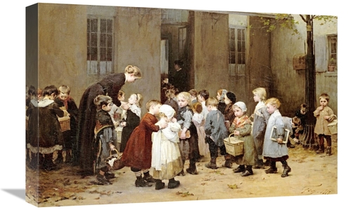 Global Gallery GCS-268008-22-142 22 in. Back to School Art Print - Hen