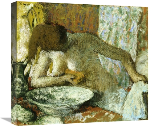 Global Gallery GCS-266204-22-142 22 in. Woman at Her Toilet Art Print 