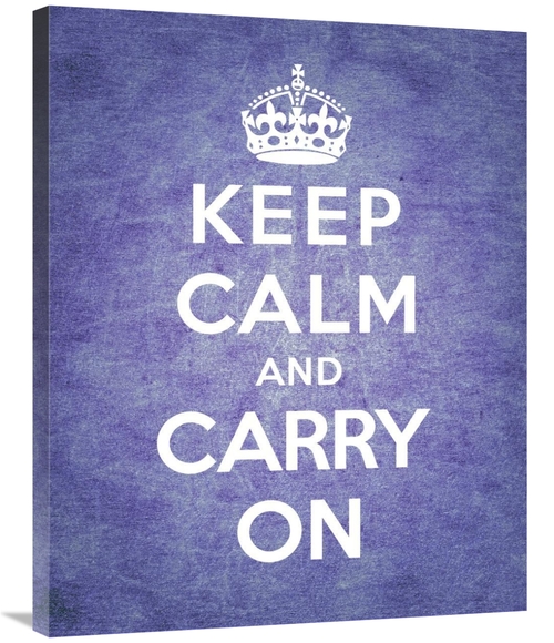 Global Gallery GCS-371959-2835-142 28 x 35 in. Keep Calm & Carry on - 