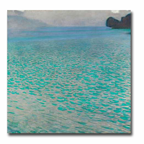 Artistic Home Gallery 3030W312SAG Attersee by Gustav Klimt Premium Gal
