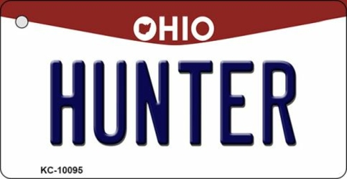 Smart Blonde KC-10095 1.5 x 3 in. Hunter Ohio State License Plate Key 