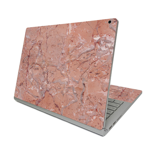 MightySkins MISURF31320-Pink Marble Skin for Surface Book 3 13.5 in. 2