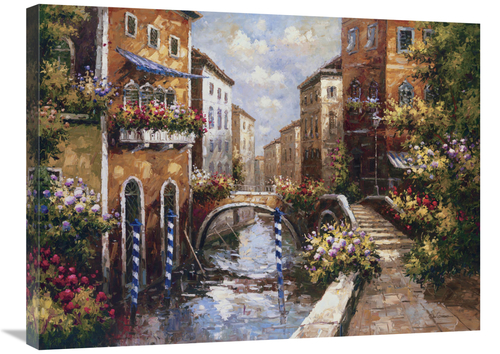 Global Gallery GCS-124184-2432-142 24 x 32 in. Venice in Spring Art Pr