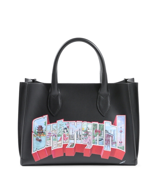 Shanghai Tote Medium-Black