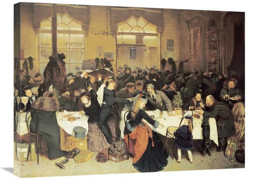 Global Gallery GCS-266272-30-142 30 in. At the Railway Restaurant,