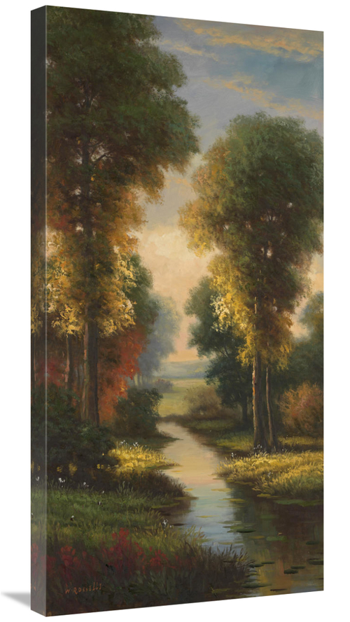 Global Gallery GCS-131292-1836-142 18 x 36 in. Serenity Panel I Art Pr