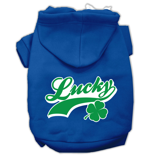 Main Mirage Pet 62-62 SMBL Lucky Swoosh Screen Print Pet Hoodies, Blue  image