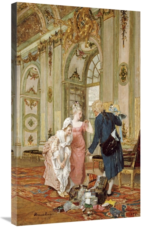 Global Gallery GCS-268007-36-142 36 in. The Visiting Salesman Art Prin