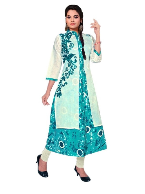 Printed Layered Women's Kurti